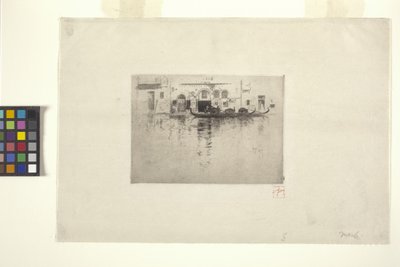 Benátský kanál (inkoust) od Robert Frederick Blum
