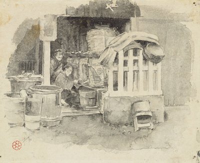 Kde se Sake prodává, 1890 od Robert Frederick Blum