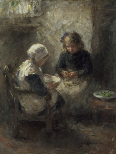 Loupání hrášku od Robert Gemmell Hutchison