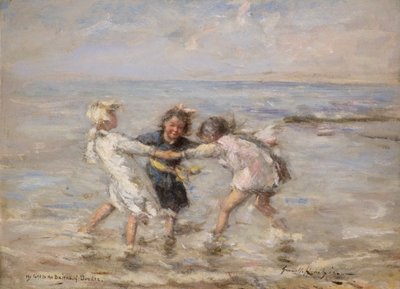 Dovádění v moři (olej na palubě) od Robert Gemmell Hutchison