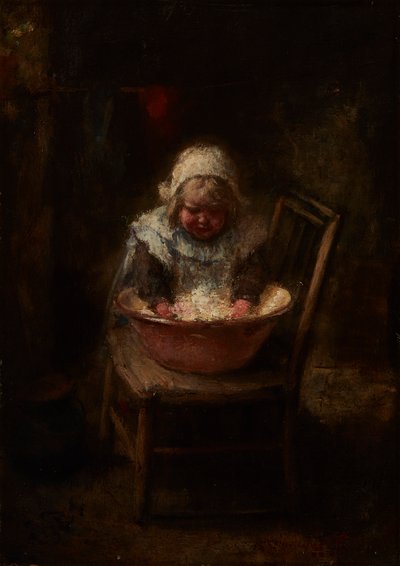 Wash Day (olej na plátně) od Robert Gemmell Hutchison