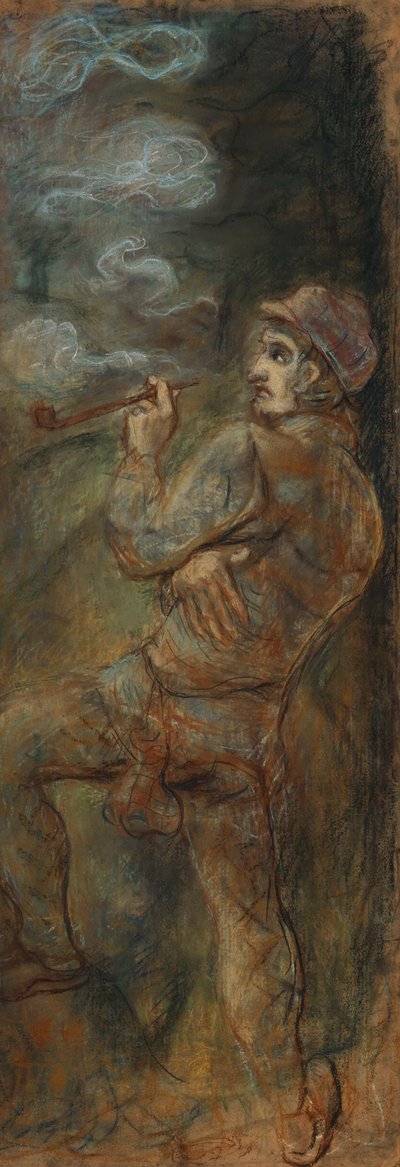 Kuřák, 1917. od Robert Genin