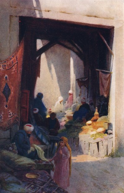 Bazaar, c1880, 1904 od Robert George Talbot Kelly