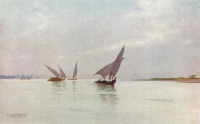Stříbrný den na Nilu, c1880, 1904 od Robert George Talbot Kelly