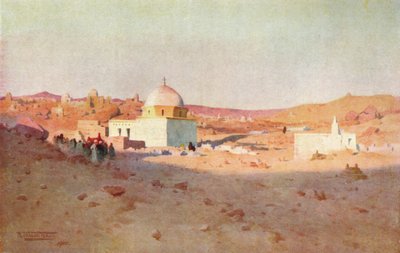 Cufický hřbitov, Assuan, c1880, 1904 od Robert George Talbot Kelly