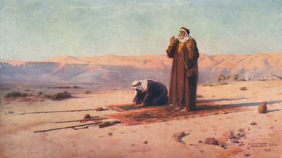 Modlitba v poušti, c1880, 1904 od Robert George Talbot Kelly