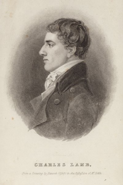 Portrét Charlese Lamba od Robert Hancock