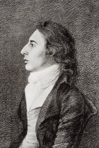 Robert Southey (1774-1843) z „Života Charlese Lamba, svazek I“ od E.V. Lucas, publikoval 1905 od Robert Hancock