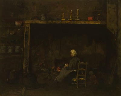 Interiér Normandie, 1899. od Robert Henri