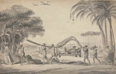 Cestovatel v Palanquin v Indii od Robert Home