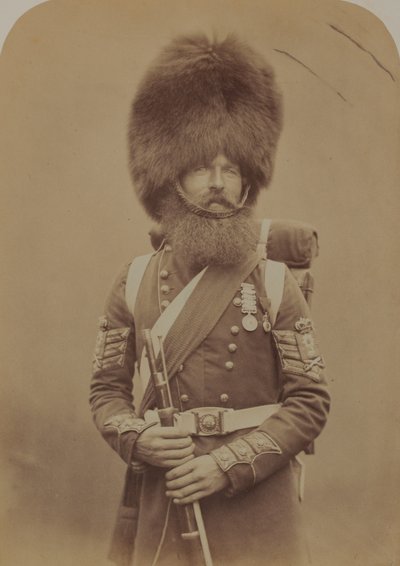 Barevný seržant Macgregor, garda skotských střelců od Robert Howlett