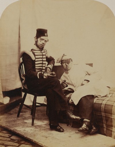 Lockart, 31. (Huntingdonshire) Regiment of Foot, 1856 (sépiová fotografie) od Robert Howlett