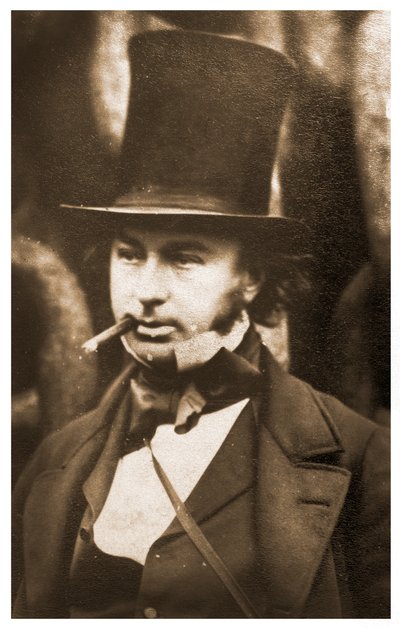 Portrét Isambard Kingdom Brunel od spouštěcích řetězů SS Great Eastern, 1857 od Robert Howlett