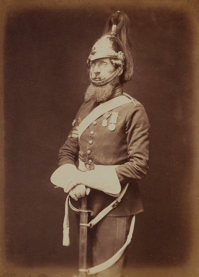 Seržant-major Bailey, 1. královská dragounská garda od Robert Howlett