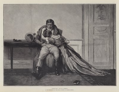 Hard Hit, na výstavě Královské společnosti britských umělců od Robert James Gordon