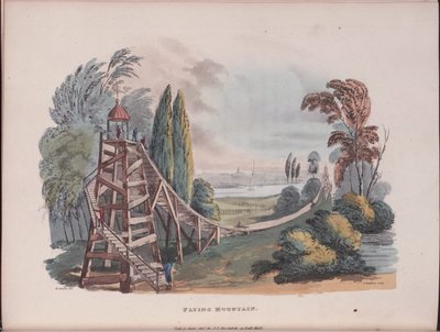 Flying Mountain Montagnes Russes v Malém Rusku, 1815 od Robert Johnston