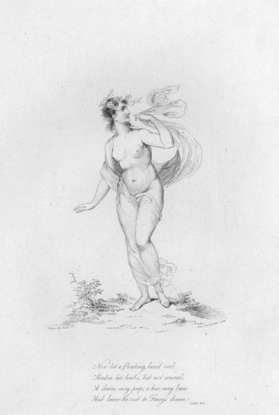 Anacreon, Ode XVI (rytina) od Robert Kerr (after) Porter