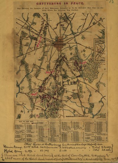 Gettysburg v míru LOC gvhs01.vhs00266 od Robert Knox Sneden