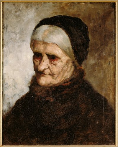 Hlava staré ženy, 1881 od Robert Koehler