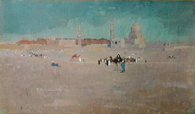 A Scene in Egypt, c.1890 (olej na plátně) od Robert McGowan Coventry