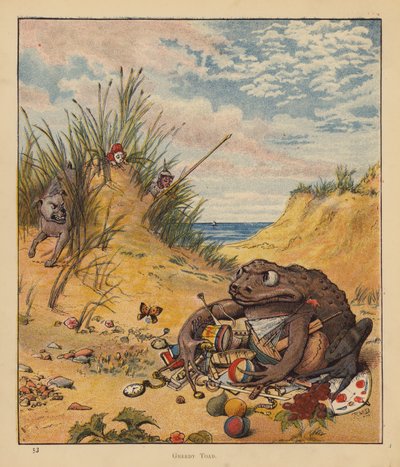 The Kitten Pilgrims: Greedy Toad (barva lito) od Robert Michael Ballantyne