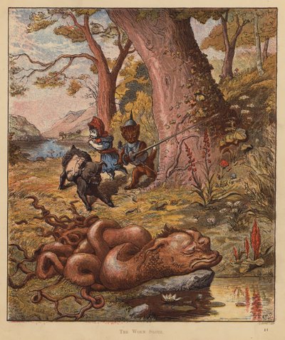 The Kitten Pilgrims: The Worm Lenh (barva lito) od Robert Michael Ballantyne
