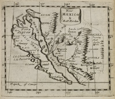Maps.C.39.a.11, mapa 57 Nové Mexiko od Robert Morden