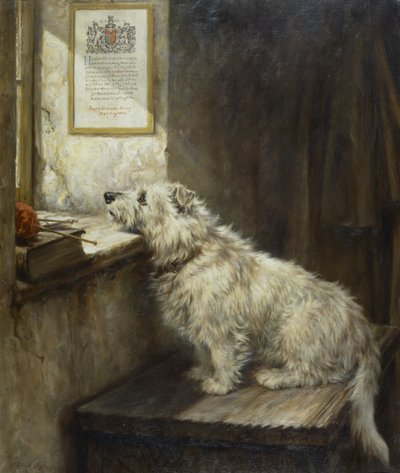 Vrátí se?, kolem roku 1918 (olej na plátně) od Robert Morley