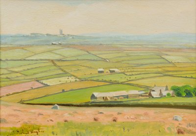 Zennor (olej na desce) od Robert Morson Hughes