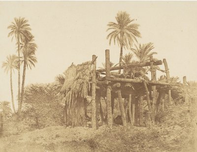 Nubian Sakkieh, nebo vodní kolo, ca. 1856. od Robert Murray.
