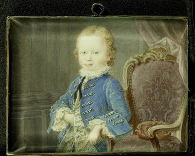 William V (1748-1806), princ Orange-Nassau, jako dítě od Robert Mussard