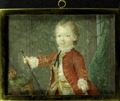 William V (1748-1806), princ Orange-Nassau, jako dítě od Robert Mussard