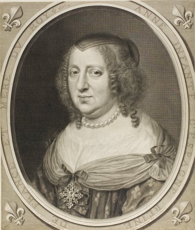 Anny Rakouské od Robert Nanteuil