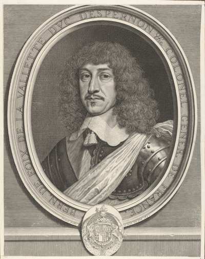 Bernard de Foix de La Valette vévoda z Epernonu, 1630. od Robert Nanteuil