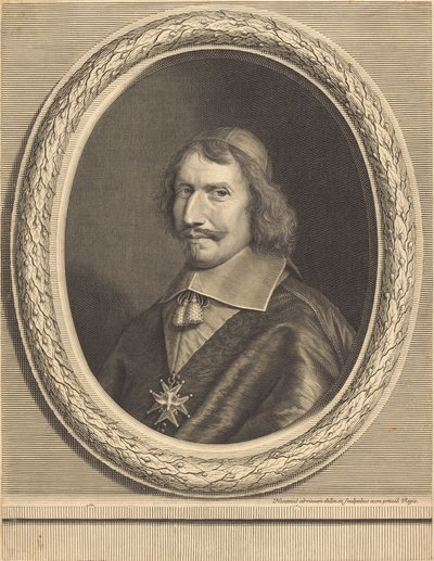 Kardinál Antonio Barberini od Robert Nanteuil