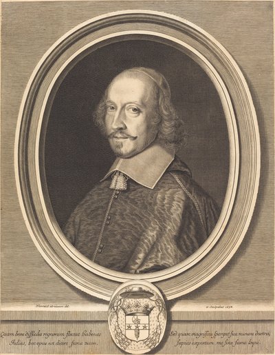 kardinál Jules Mazarin od Robert Nanteuil