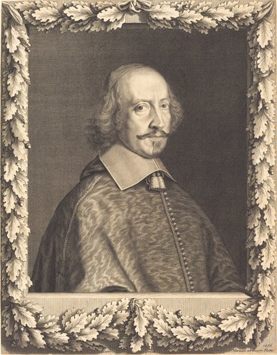 kardinál Jules Mazarin od Robert Nanteuil