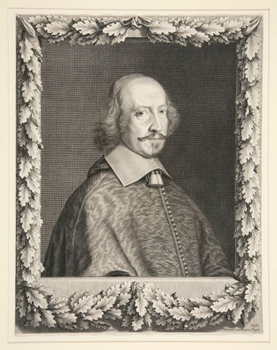 kardinál Jules Mazarin od Robert Nanteuil