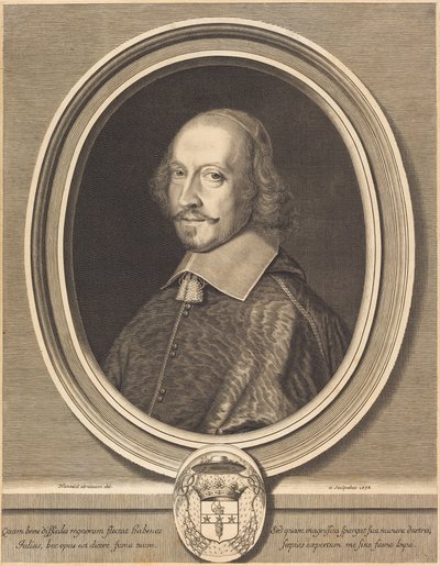 Kardinál Jules Mazarin od Robert Nanteuil