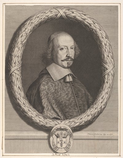 Kardinál Jules Mazarin od Robert Nanteuil