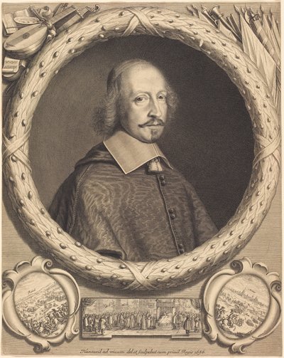 Kardinál Jules Mazarin od Robert Nanteuil