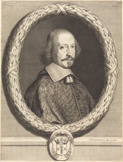 Kardinál Jules Mazarin od Robert Nanteuil
