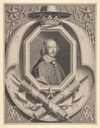 Kardinál Jules Mazarin od Robert Nanteuil