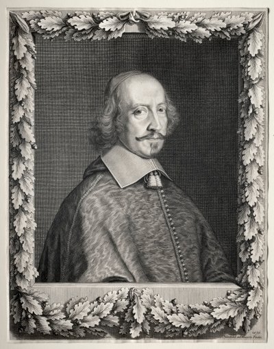 Kardinál Mazarin od Robert Nanteuil
