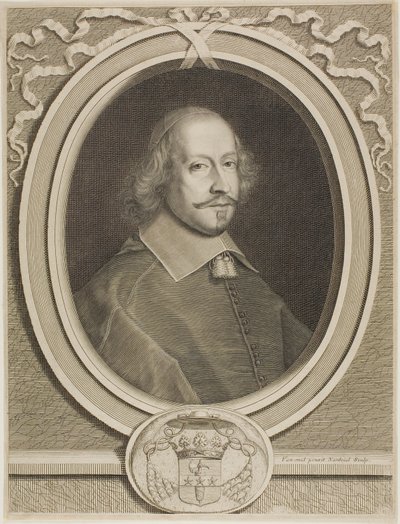 Kardinál Mazarin od Robert Nanteuil