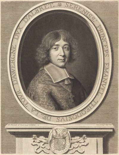 Kardinál de Bouillon od Robert Nanteuil