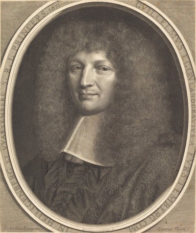 kardinál de Furstenberg od Robert Nanteuil