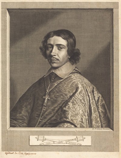 Kardinál de Retz od Robert Nanteuil
