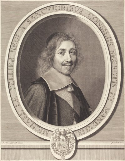 Kancléř Michel Le Tellier od Robert Nanteuil