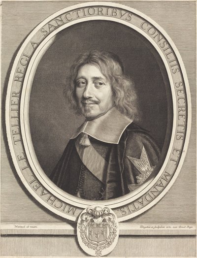 Kancléř Michel Le Tellier od Robert Nanteuil
